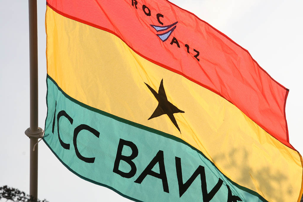 Flag,ICC Bawku,Chikara: Red, Yellow, Green, Black